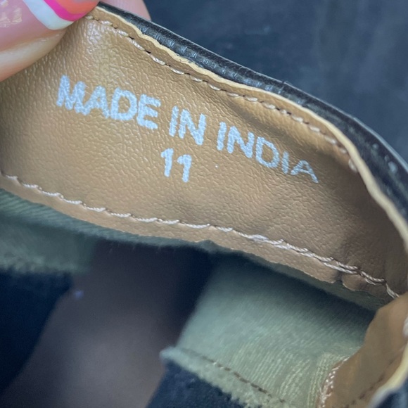 Walk London Men’s Suede Chelsea Black Boot Size 11 - Picture 2 of 5